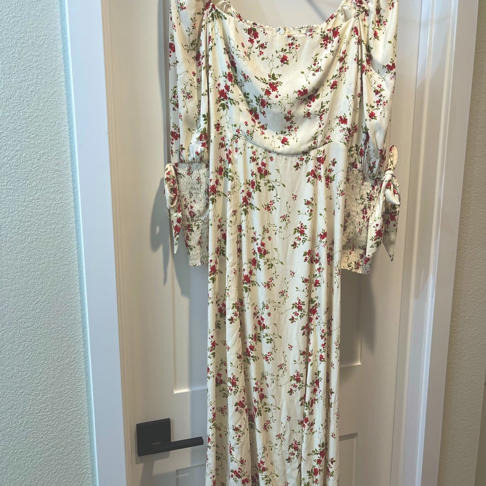 REFORMATION floral dress